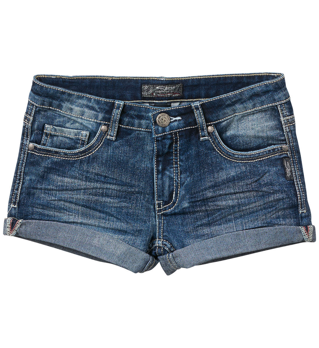 Buy Lacy Cuffed Denim Shorts in Medium Wash 7 16 for CAD 37.00 Silver Jeans CA New