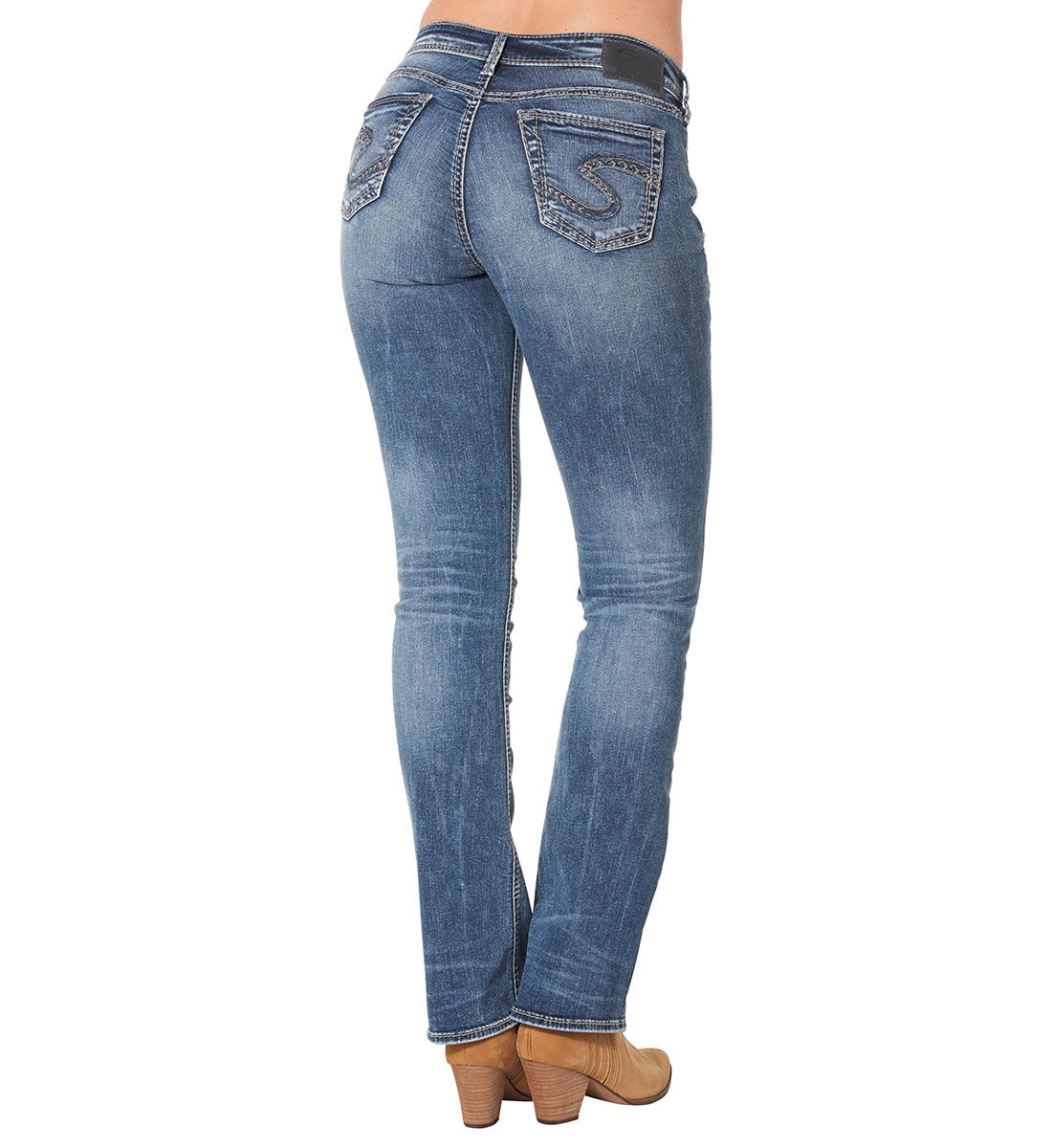 Silver jeans sale aiko slim boot