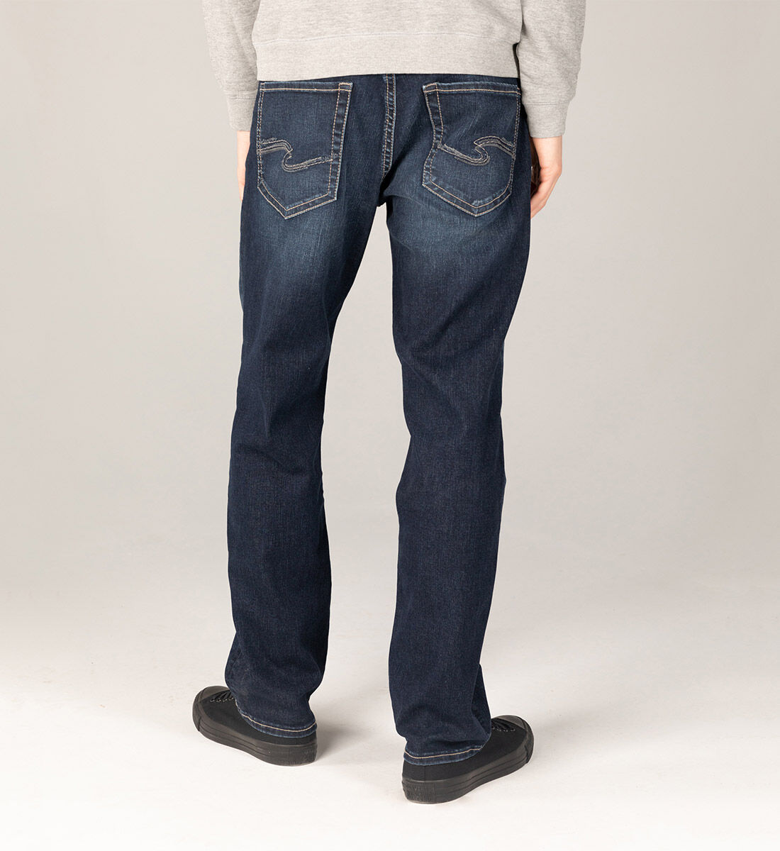 Silver online jeans buckle