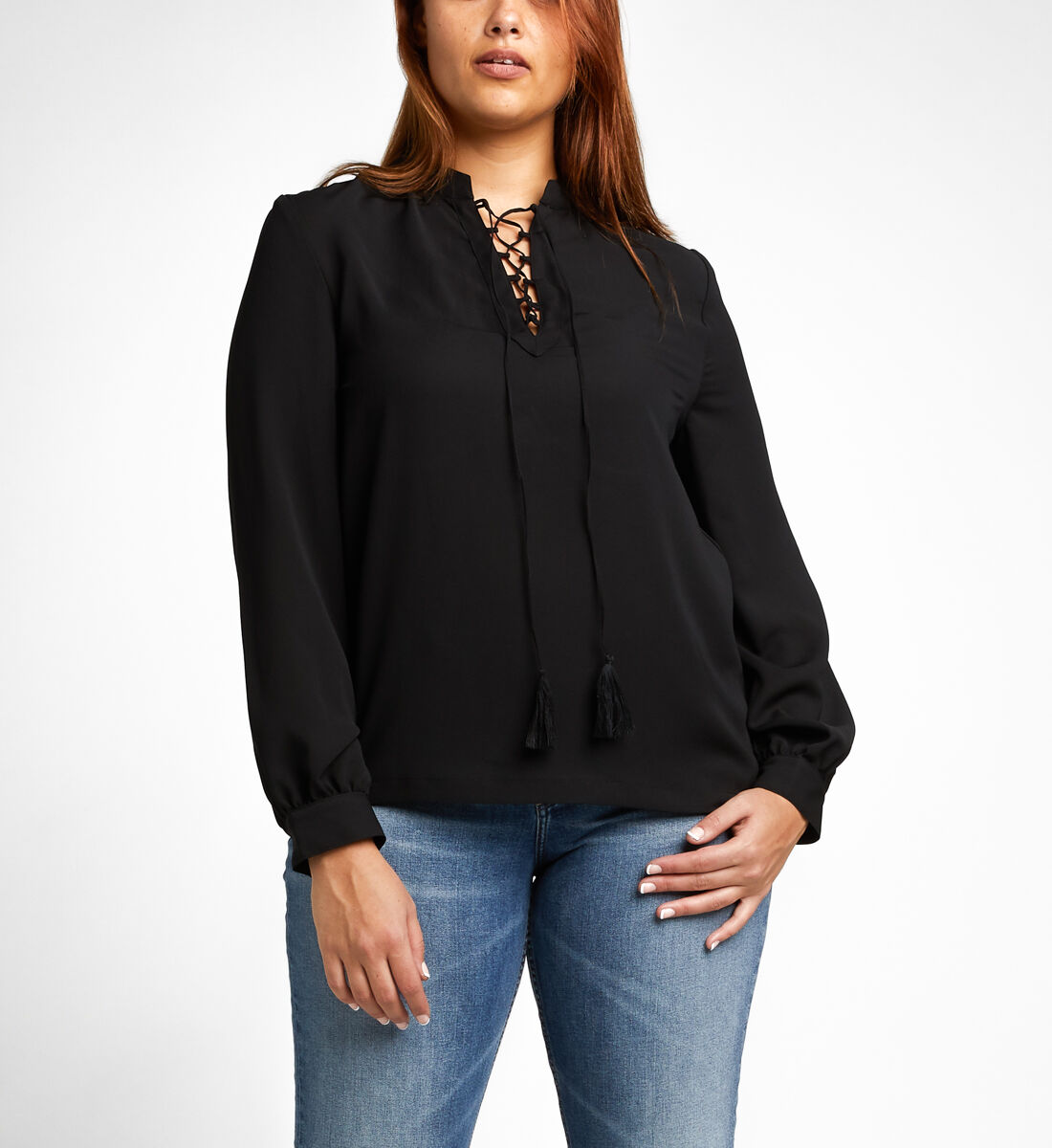 Buy Eloise Lace Up Blouse for CAD 78.00 Silver Jeans CA New
