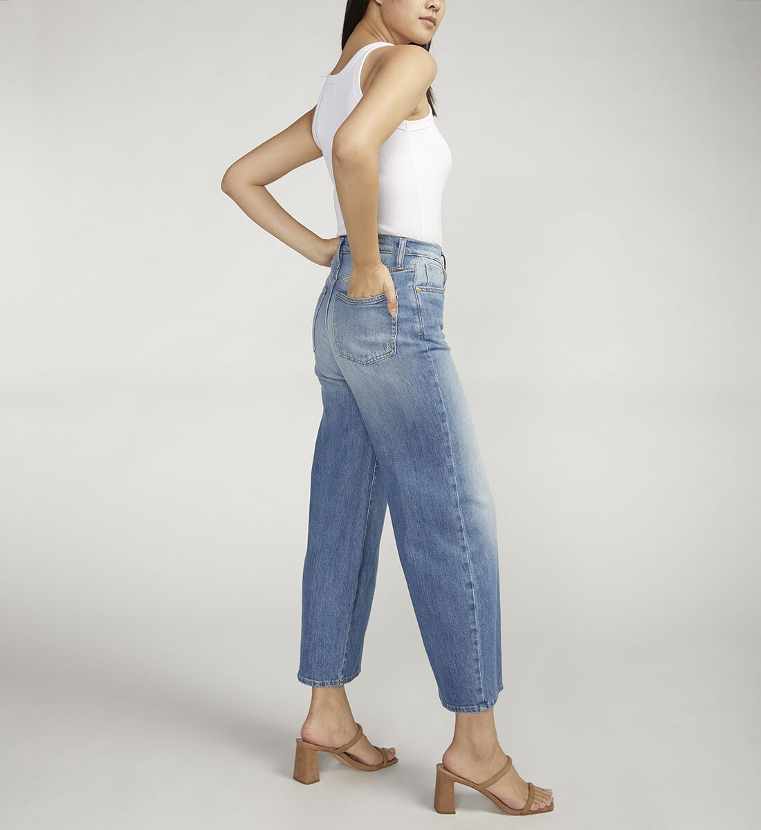 Buy Highly Desirable High Rise Wide Leg Jeans for CAD 108.00