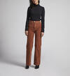 Highly Desirable High Rise Trouser Leg Pants, Rust, hi-res image number 0