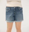 Boyfriend Mid Rise Shorts Plus Size, , hi-res image number 3