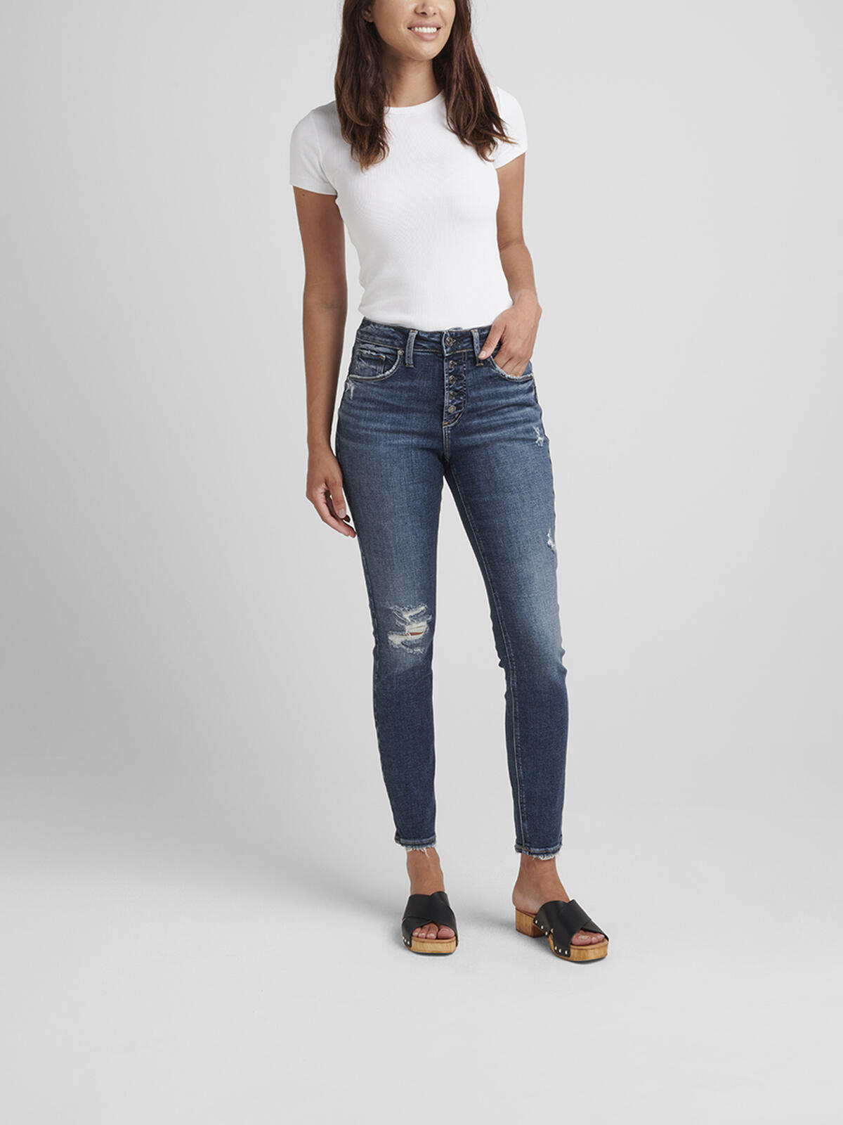 Avery High Rise Skinny Jeans image number 0