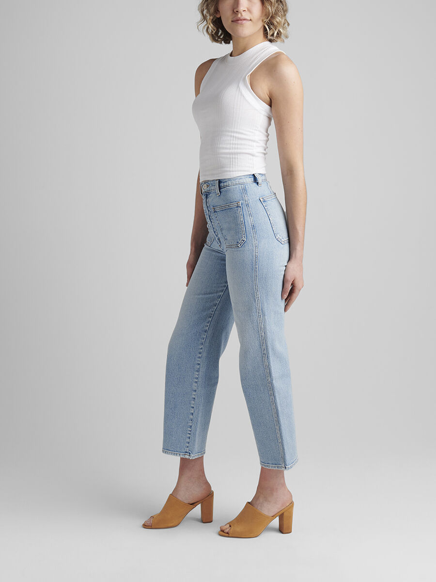 【WONDER WONDER】vintage washed-out pocket denim L wide PT Vintage Wash Wide Leg Jeans CJ319 - Korean Women's Fashion