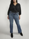Most Wanted Mid Rise Flare Jeans Plus Size image number 0
