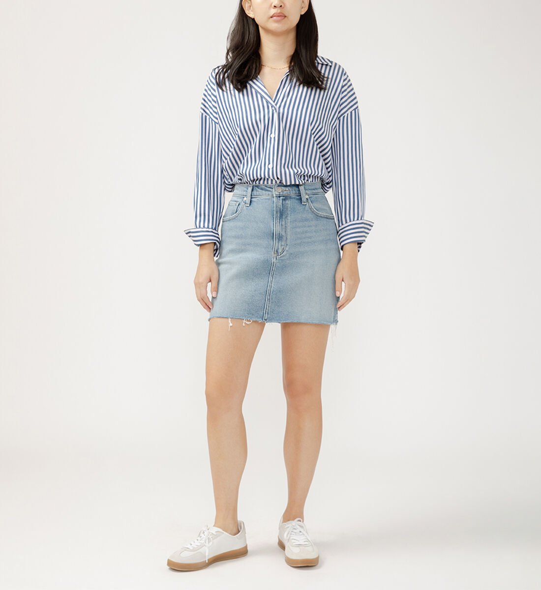★ ★ Women's Tube Mini Denim Skirt J224056 1AP J Tube Mini Denim Skirt | blue | Calvin Klein Hong Kong