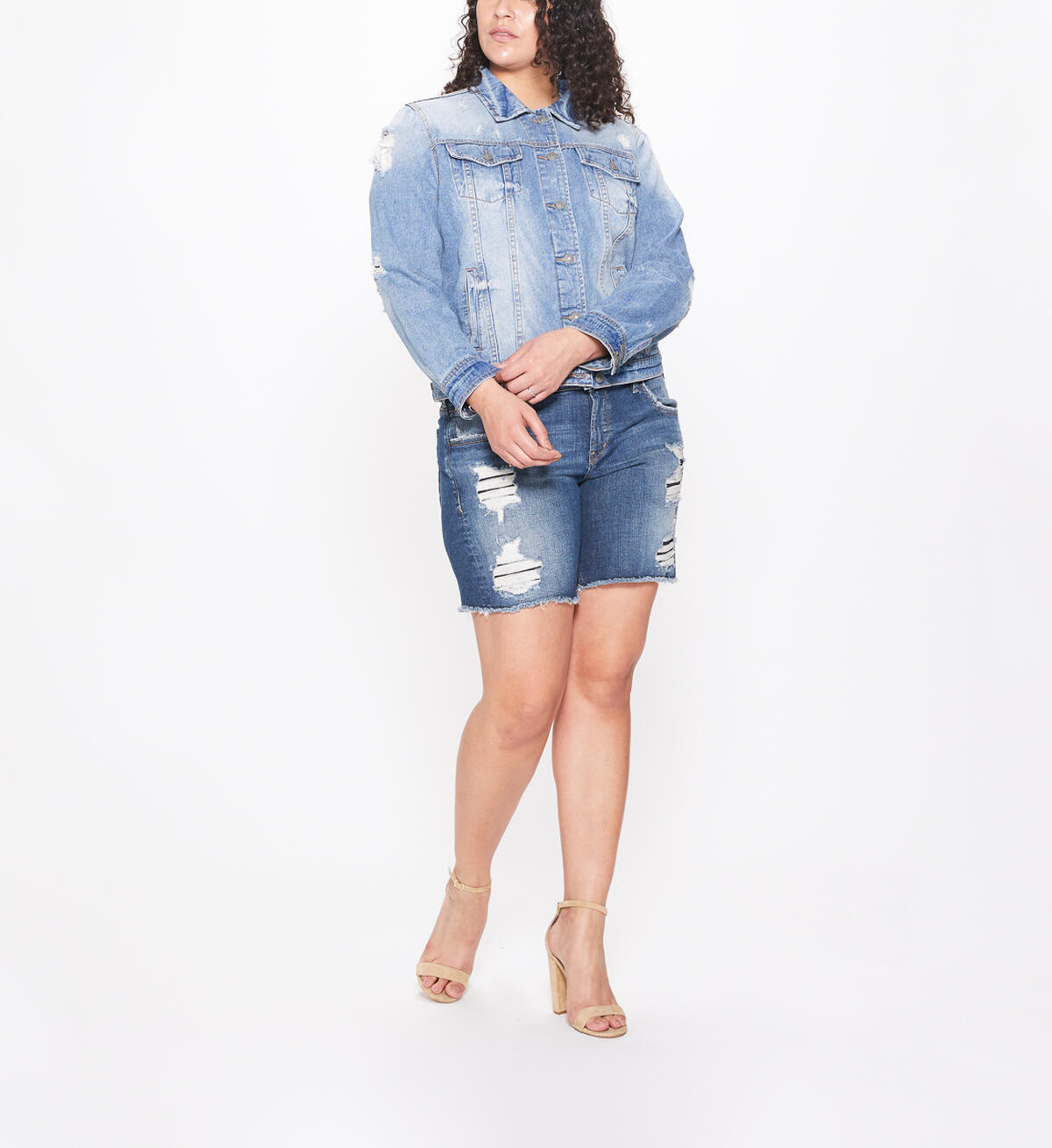 Vintage Jacket with Mending Details, , hi-res image number 0