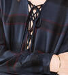 Wrapped Lace Up Shirt, , hi-res image number 4