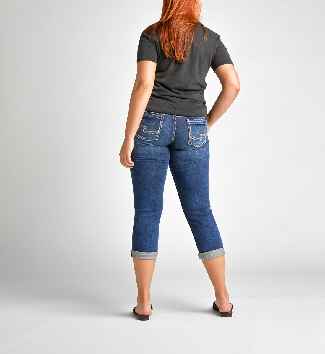 Buy Suki Mid Rise Capri for CAD 90.00 Silver Jeans CA New