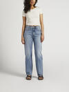 Mid Rise Straight Leg Dad Jean image number 0