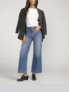 Vintage Patch Pocket Wide Leg High Rise Jeans image number 0