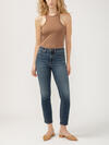 Most Wanted Mid Rise Ankle Straight Jeans image number 0