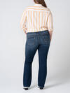 Suki Mid Rise Slim Bootcut Jeans Plus Size image number 1