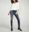 Girlfriend Mid Rise Slim Leg Jeans, Indigo, hi-res image number 1