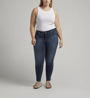 Suki Mid Rise Skinny Jeans Plus Size