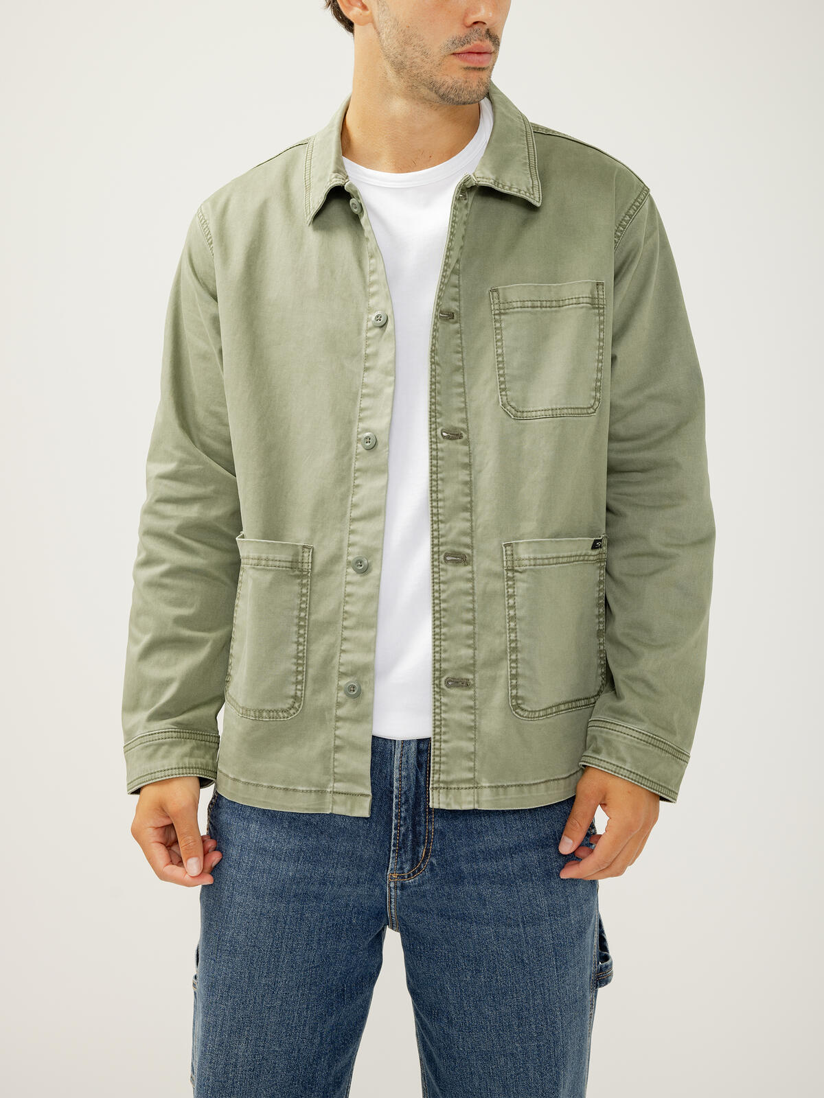 Essential Twill Chore Jacket image number 0
