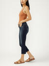 Elyse Mid Rise Luxe Stretch Capri image number 2