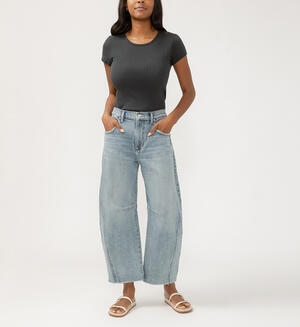 High Rise Horseshoe Jeans