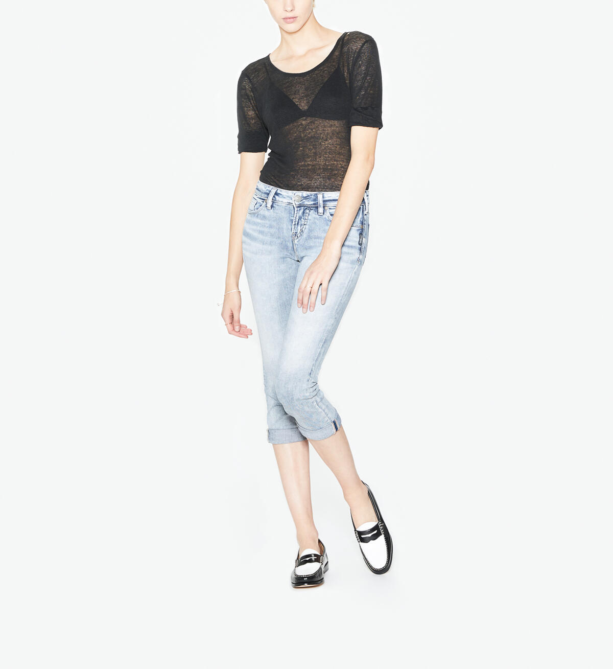 Elyse Capri Light Wash, , hi-res image number 3
