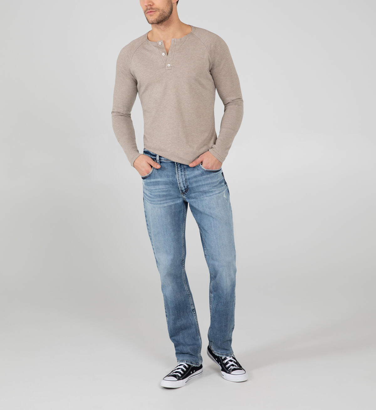 Machray Classic Fit Straight Leg Jeans, , hi-res image number 0