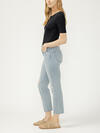 Most Wanted Mid Rise Cropped Straight Leg Luxe Stretch Jeans image number 2
