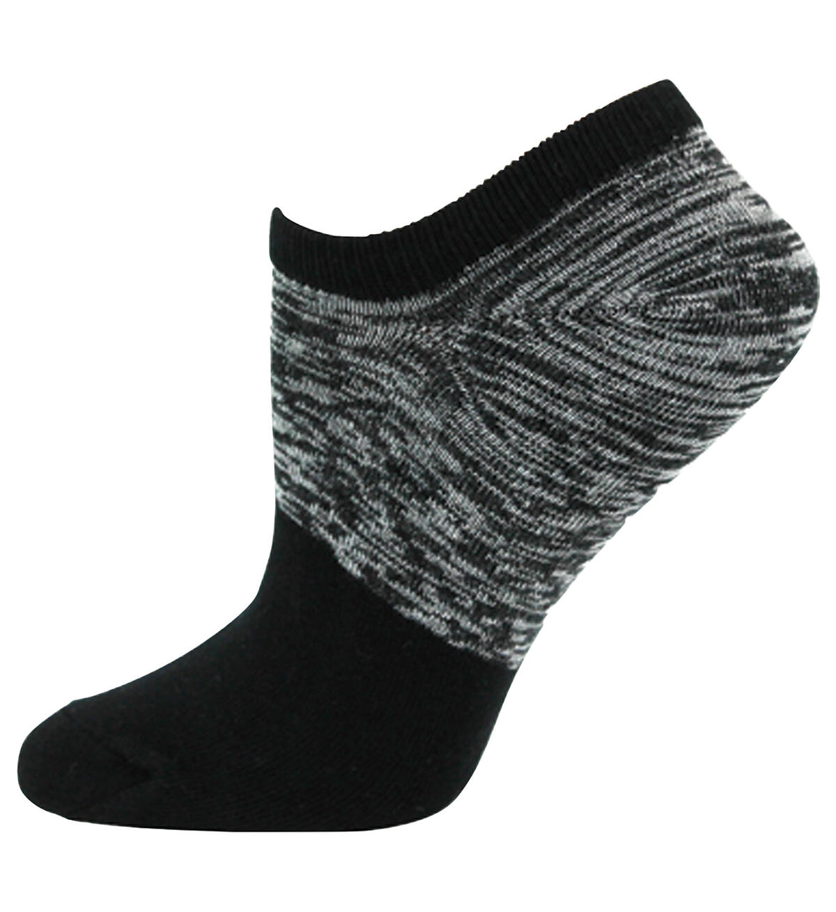 Color Block Low-Cut Ankle Womens Socks, Black, hi-res image number 0}