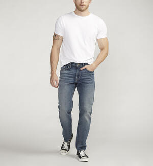Eddie Athletic Fit Tapered Leg Jeans