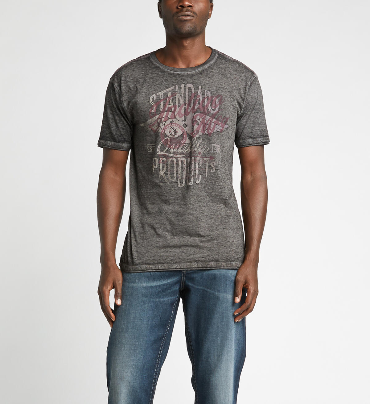Dany Short-Sleeve Slub Graphic Tee, , hi-res image number 0