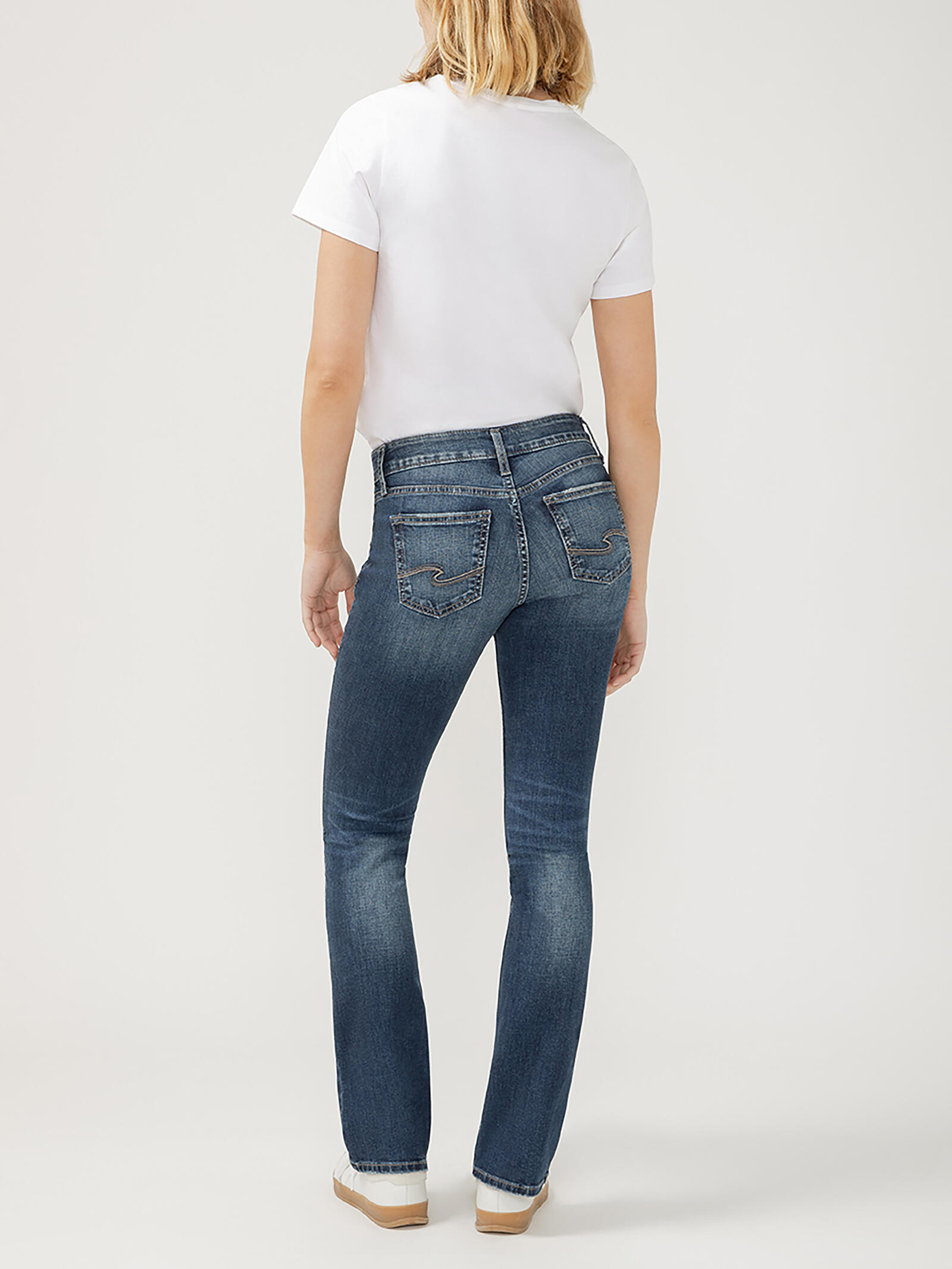 Buy Suki Mid Rise Slim Bootcut Jeans for CAD Silver Jeans