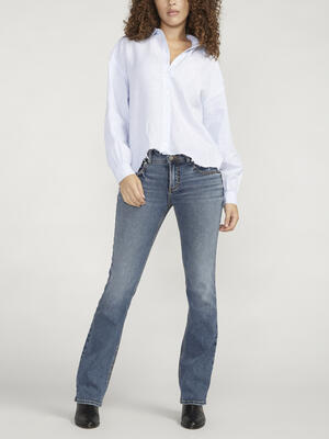 Suki Mid Rise Slim Bootcut Jeans