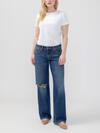 Loose & Low Straight Leg Jeans Petite image number 0