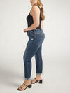 Boyfriend Mid Rise Slim Leg Jeans Plus Size image number 2