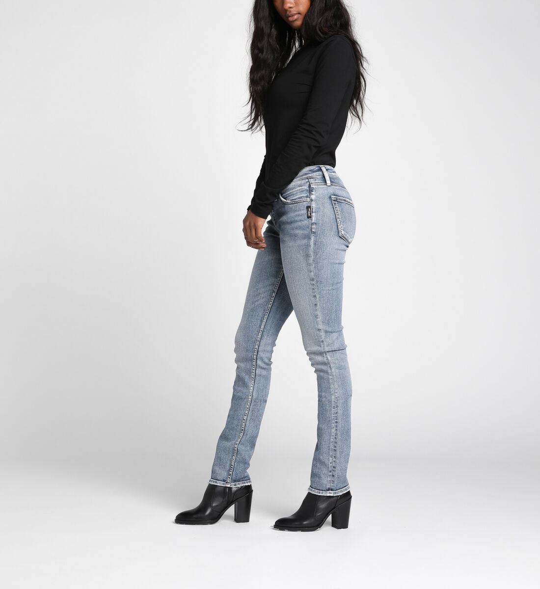 Levi s mid rise shop curvy straight jeans