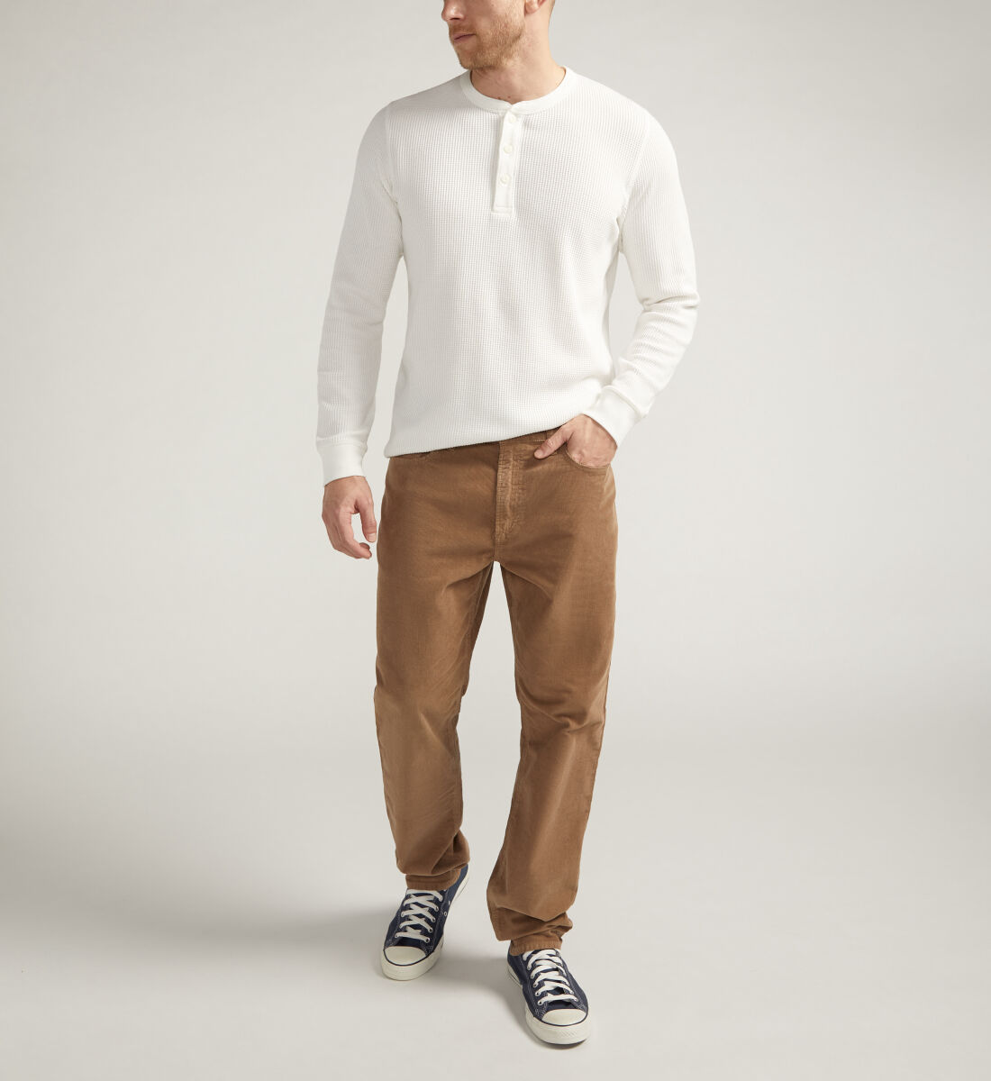 eye_C x SEE SEE (see_C) Corduroy Wide Tapered Easy Pants — eye_C