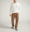 Eddie Classic Athletic Fit Tapered Leg Corduroy Pants, Khaki, hi-res image number 0