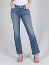 Elyse Mid Rise Slim Bootcut Jeans image number 0