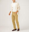 Eddie Classic Athletic Fit Tapered Leg Essential Twill Pants, Tan, hi-res image number 2