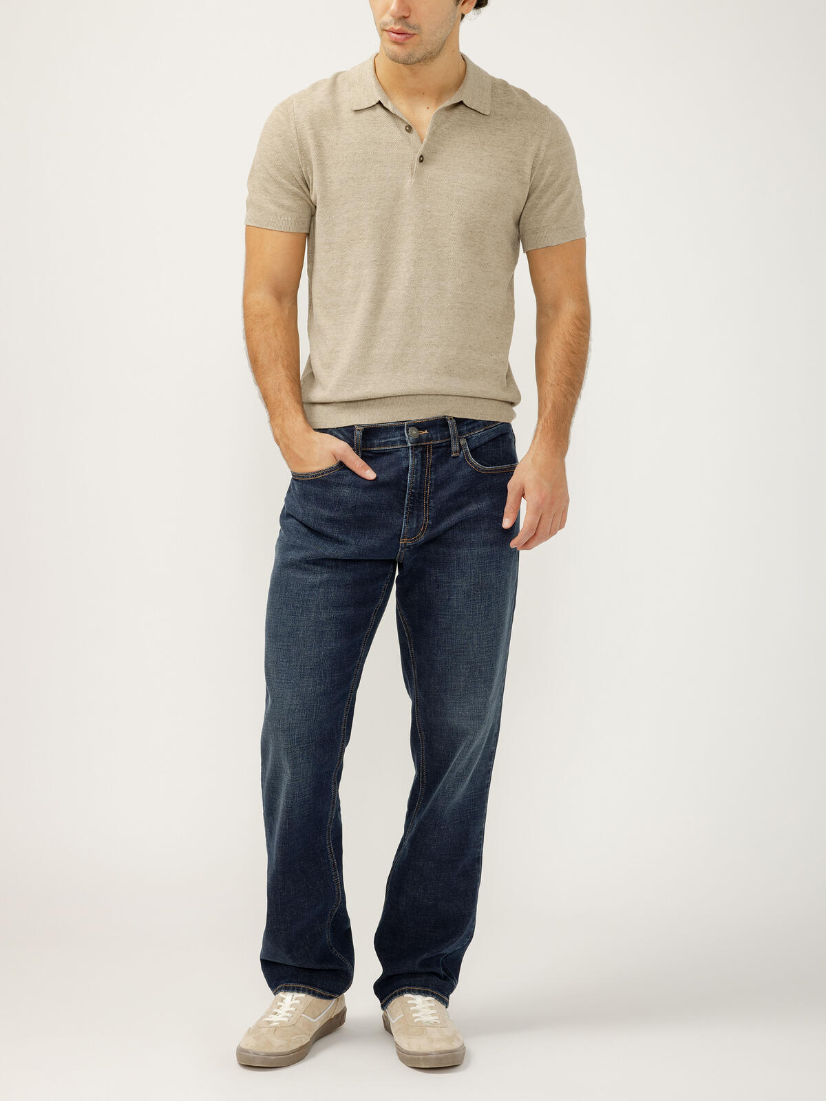 Grayson Classic Fit Straight Leg Luxe Heritage Jeans image number 0