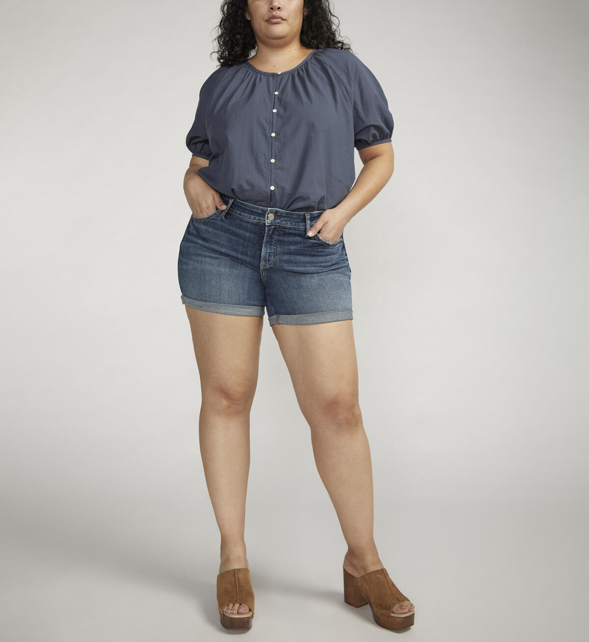 Britt Low Rise Short Plus Size, , hi-res image number 0