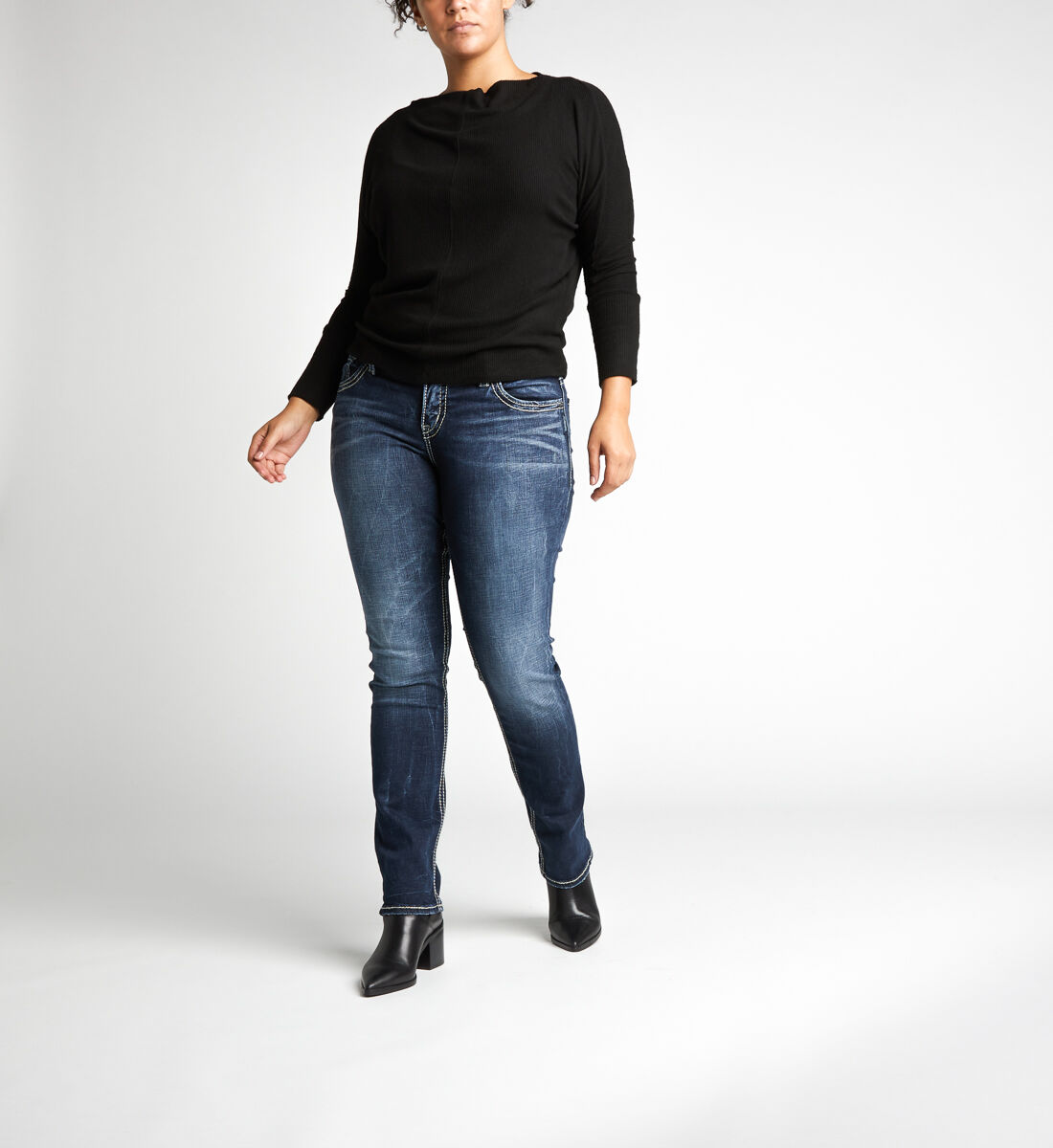 Silver jeans suki mid shop slim boot