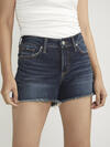 Suki Mid Rise Luxe Stretch Shorts image number 3