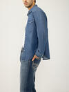 Men's Denim Western Shirt image number 2