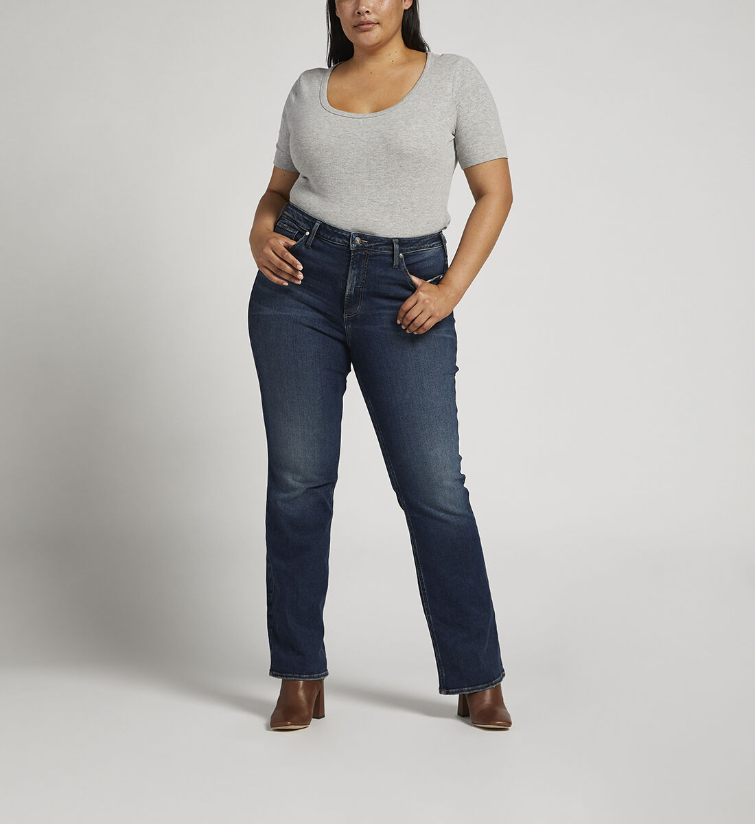Buy Infinite Fit High Rise Bootcut Jeans Plus Size for CAD 88.00