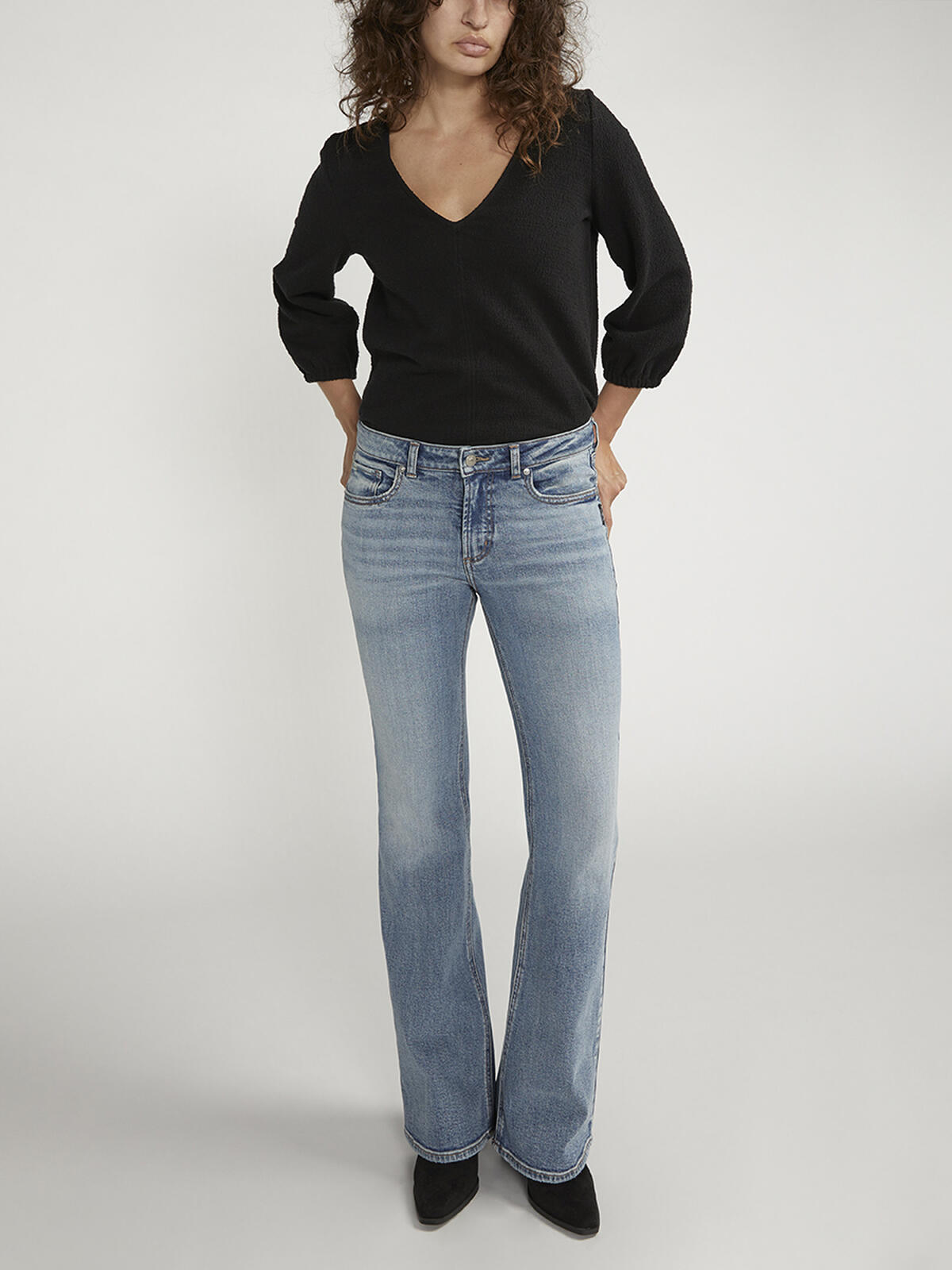 Be Low Low Rise Flare Jeans image number 0
