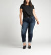Boyfriend Mid Rise Slim Leg Plus Size Jeans, , hi-res image number 0