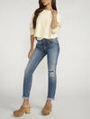 Boyfriend Mid Rise Slim Leg Jeans image number 4
