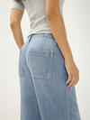Wide Leg Drawstring Beach Jeans image number 3