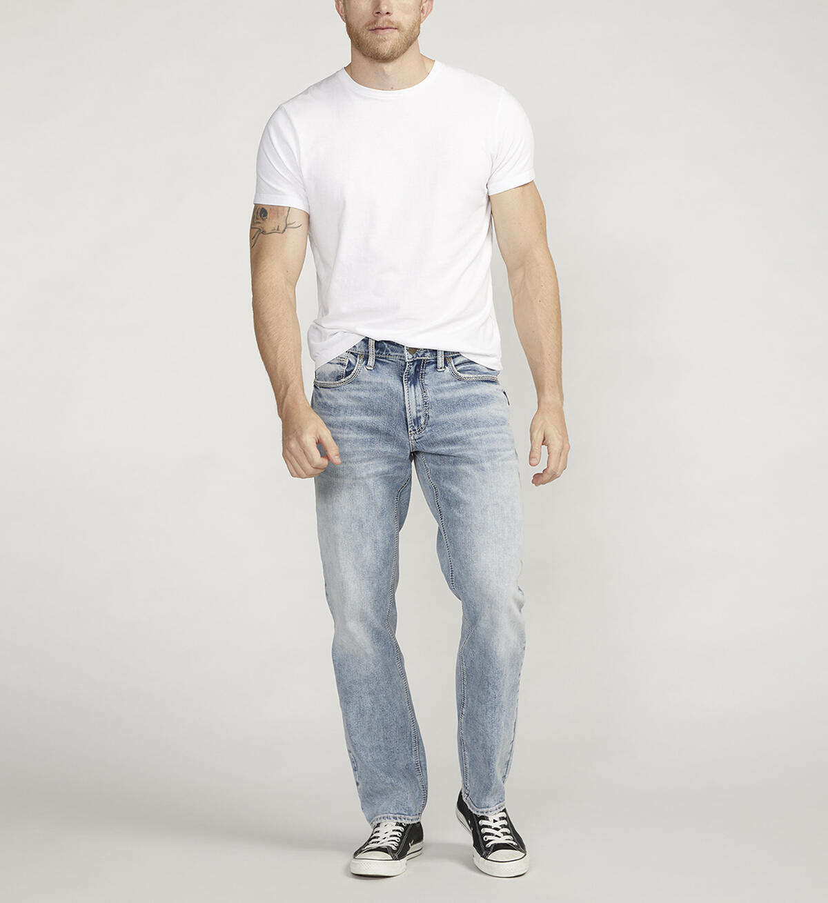 Buy Eddie Athletic Fit Tapered Leg Jeans for CAD 118.00 | Silver Jeans ...
