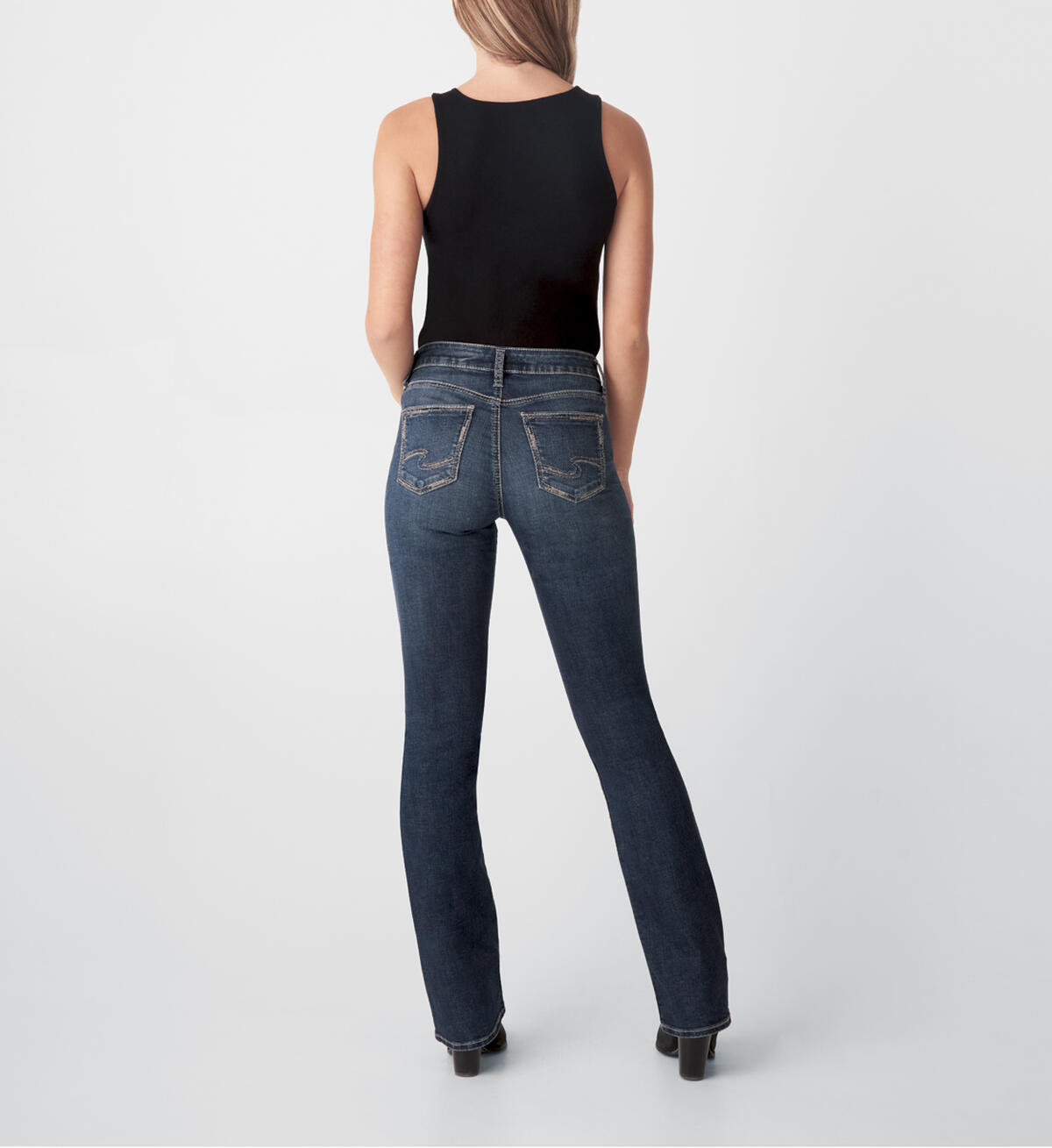 Suki Mid Rise Slim Bootcut Jeans, , hi-res image number 1